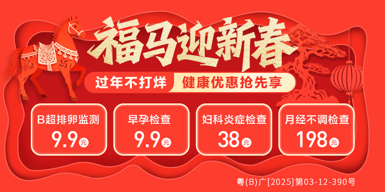 妇科新年广告